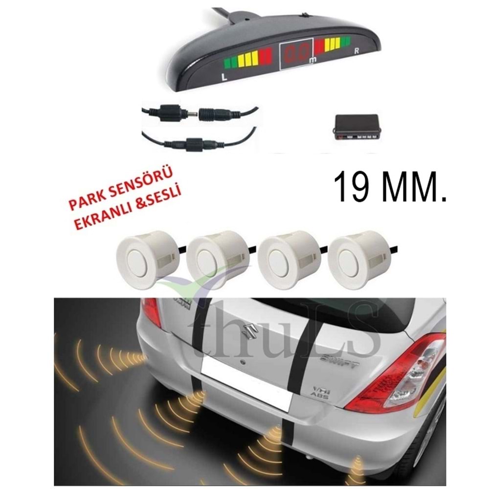 PARK SENSÖRÜ -72 EKRANLI BEYAZ