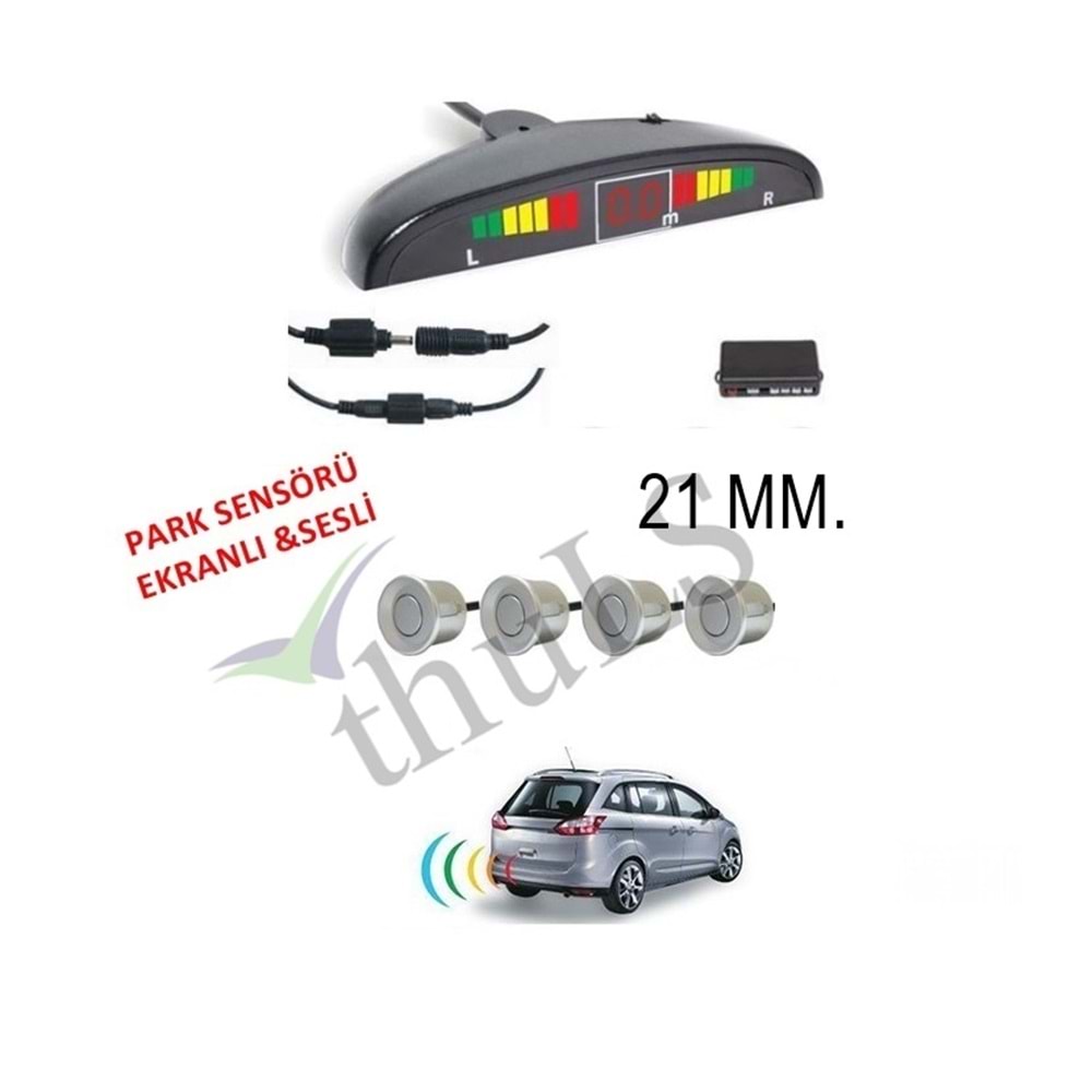 PARK SENSÖRÜ -81 21 MM. EKRANLI SESLİ GRİ