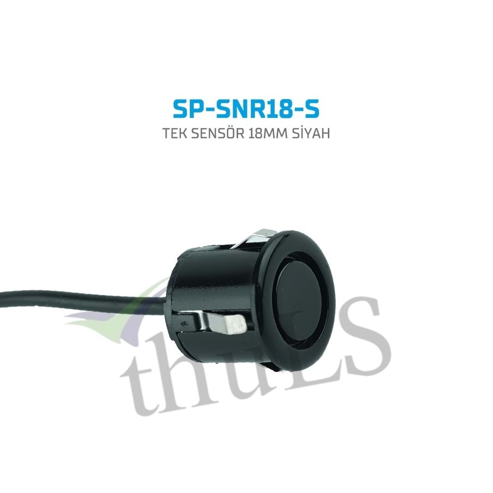 PARK SENSÖRÜ TEK SENSÖR 18 MM. SİYAH