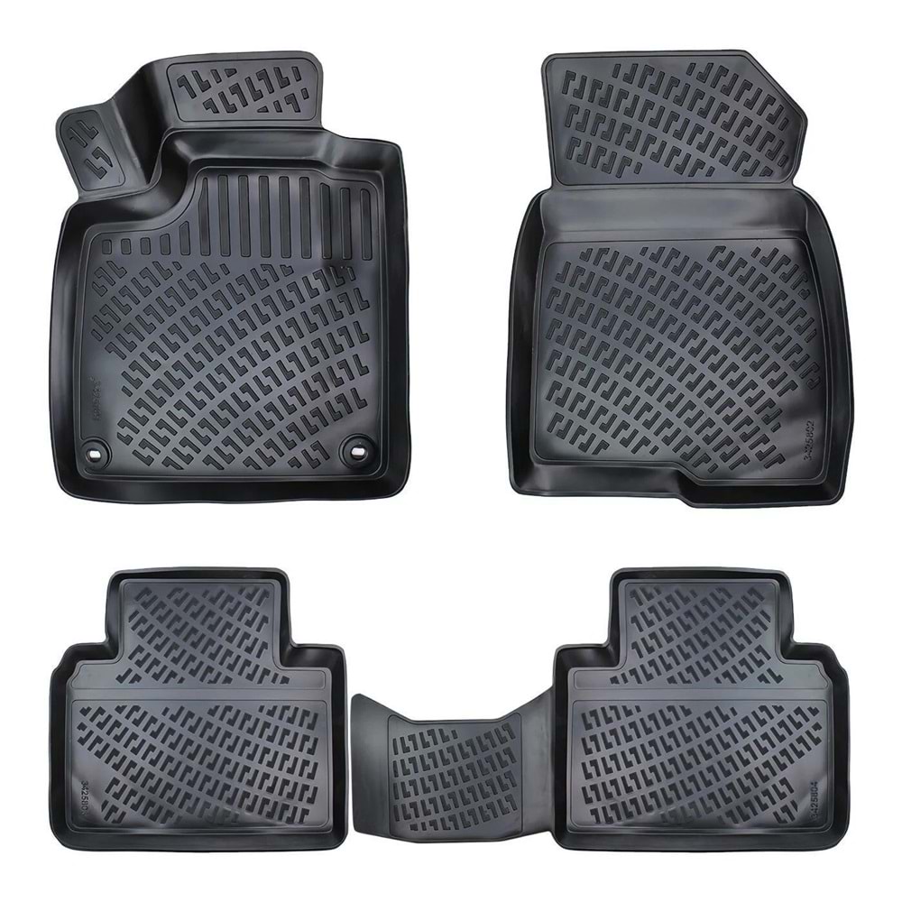 HONDA ACCORD 2018- 3D PASPAS SİYAH