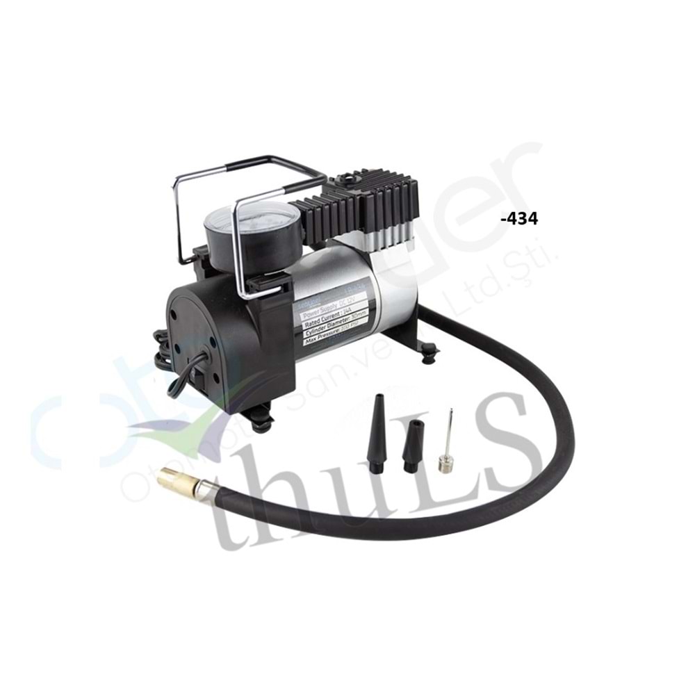 HAVA KOMPRESÖRÜ 12V -434 TEK PİSTON IŞIKSIZ