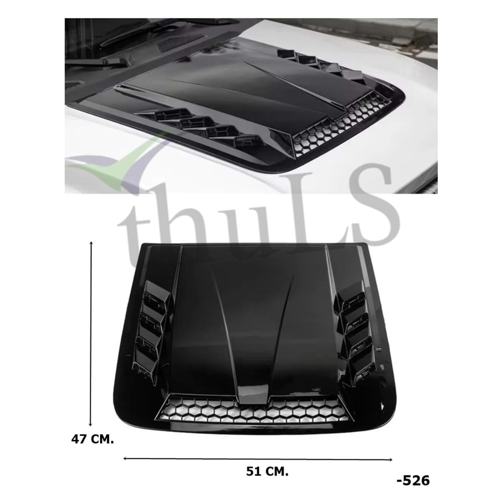 KAPUT ÜSTÜ HAVALANDIRMA -526 SİYAH