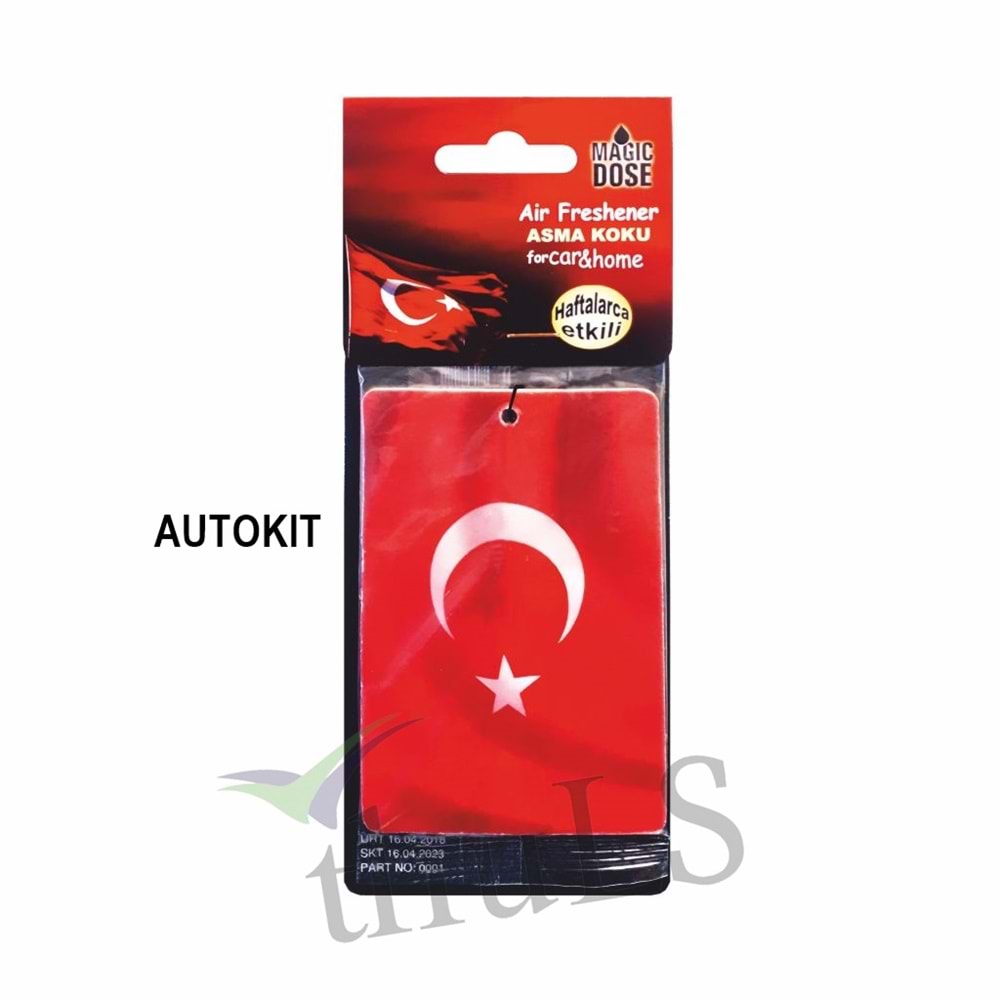 AUTOKIT ASMA KOKU TÜRK BAYRAĞI
