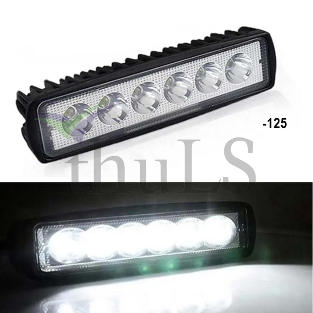 OFFROAD PROJEKTOR 6 LED 18W 15CMX4CM (600125)