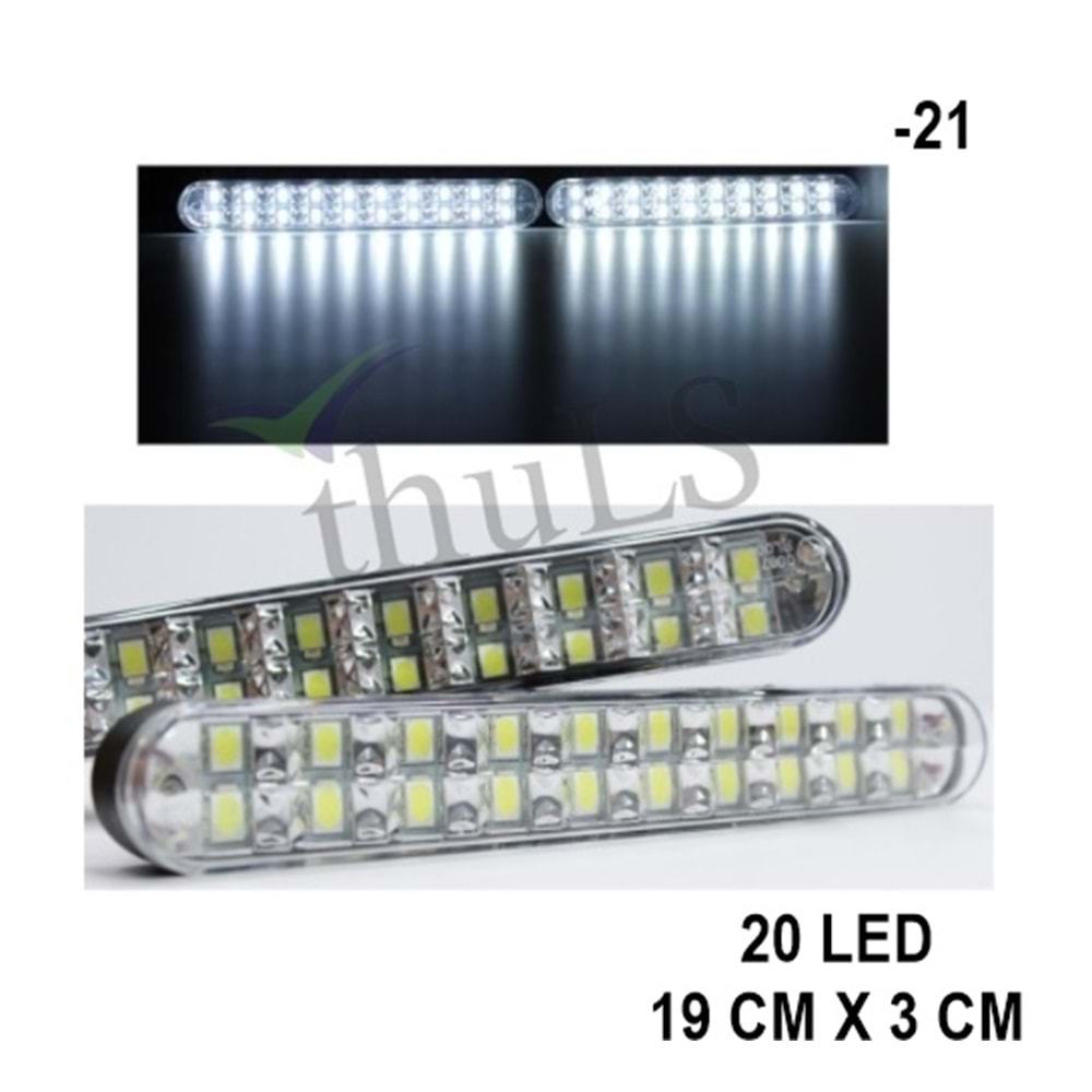 GÜNDÜZ FARI -21 20 LED EKO 19 CMX3 CM
