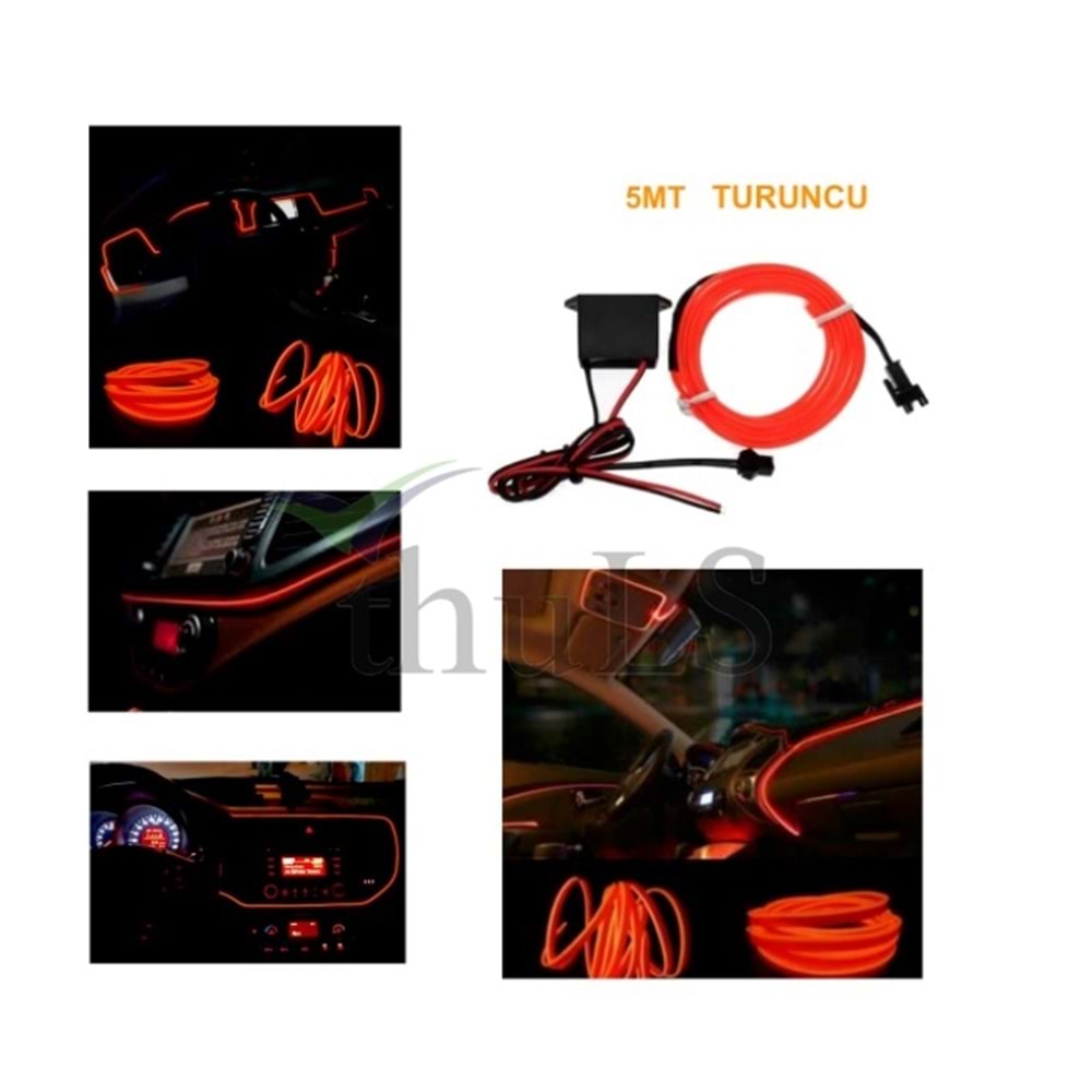 IP NEON IŞIKLI 5 MT. TURUNCU
