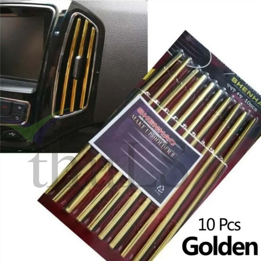 IP NEON IŞIKSIZ PETEĞE GEÇME GOLD 10 PRÇ.