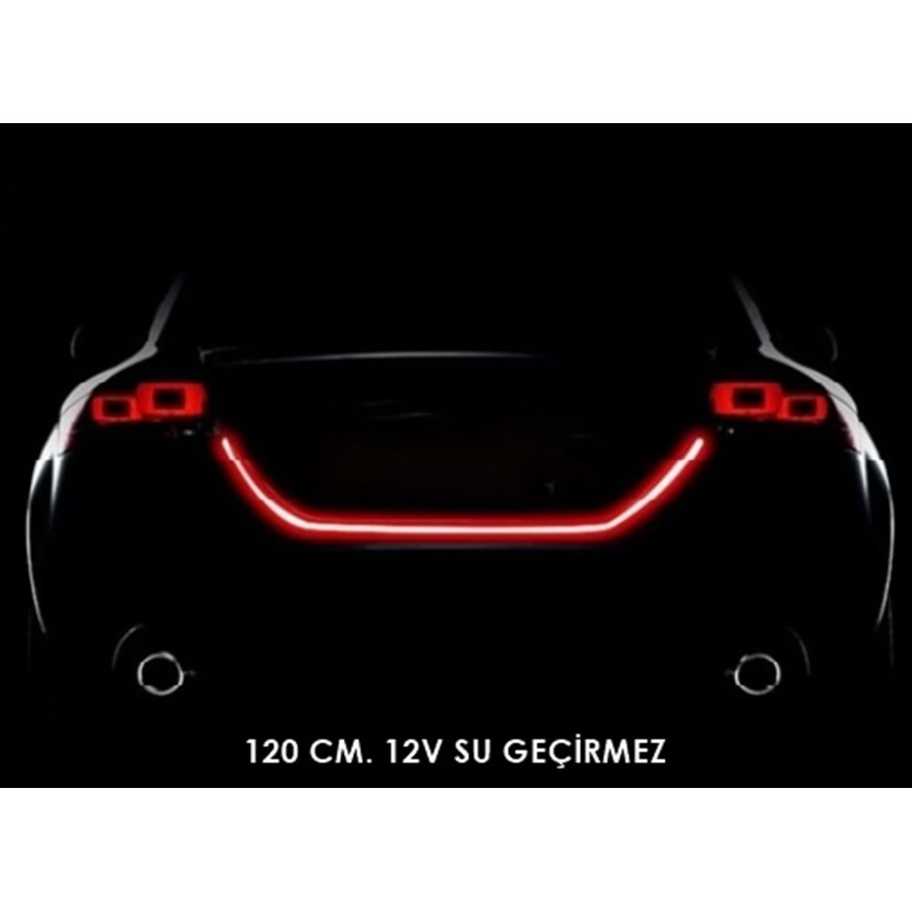 BAGAJ ALTI KAYAR LED KIRMIZI 120 CM.