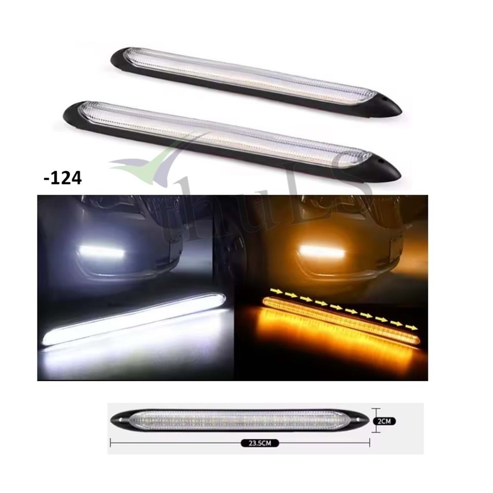 KAYAR PANJUR FAR LEDİ SİNYALLİ -124 23,5 CM.