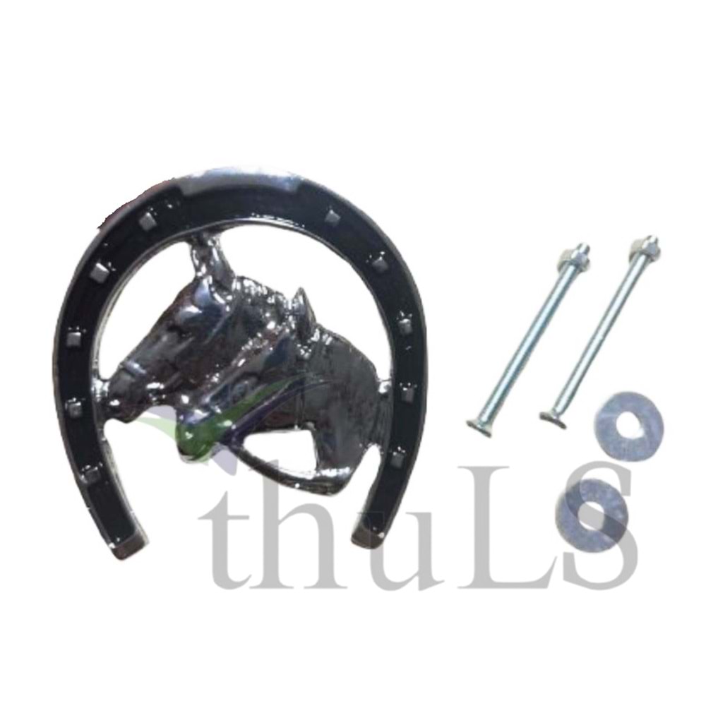 DÖKÜM VİDALI AT NALI ORTA BOY SİYAH