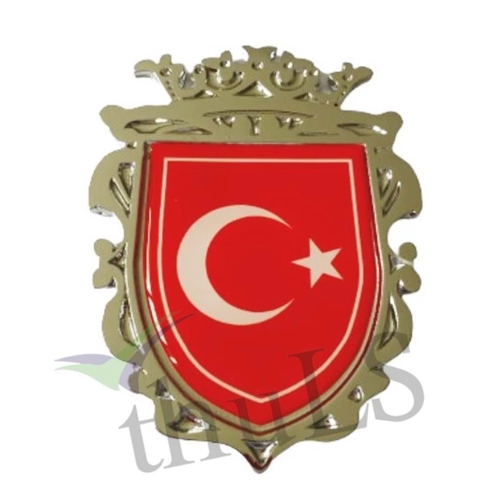 DÖKÜM BERLİN ARMA TÜRK BAYRAĞI