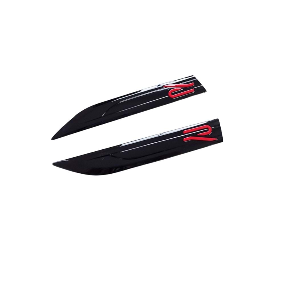 GOLF 8 ÇAMURLUK ARMA 2Lİ SİYAH-KIRMIZI -166