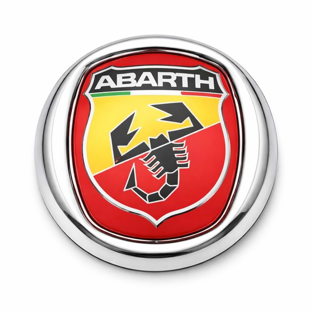 ABARTH 3D KROM ÇERÇEVELİ UNIVERSAL LOGO