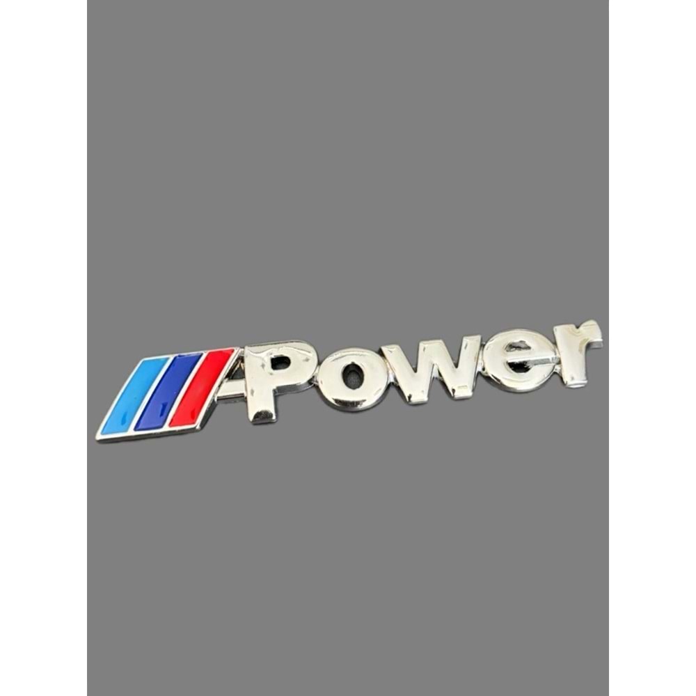 DÖKÜM YAZI YAPIŞMA M POWER KROM