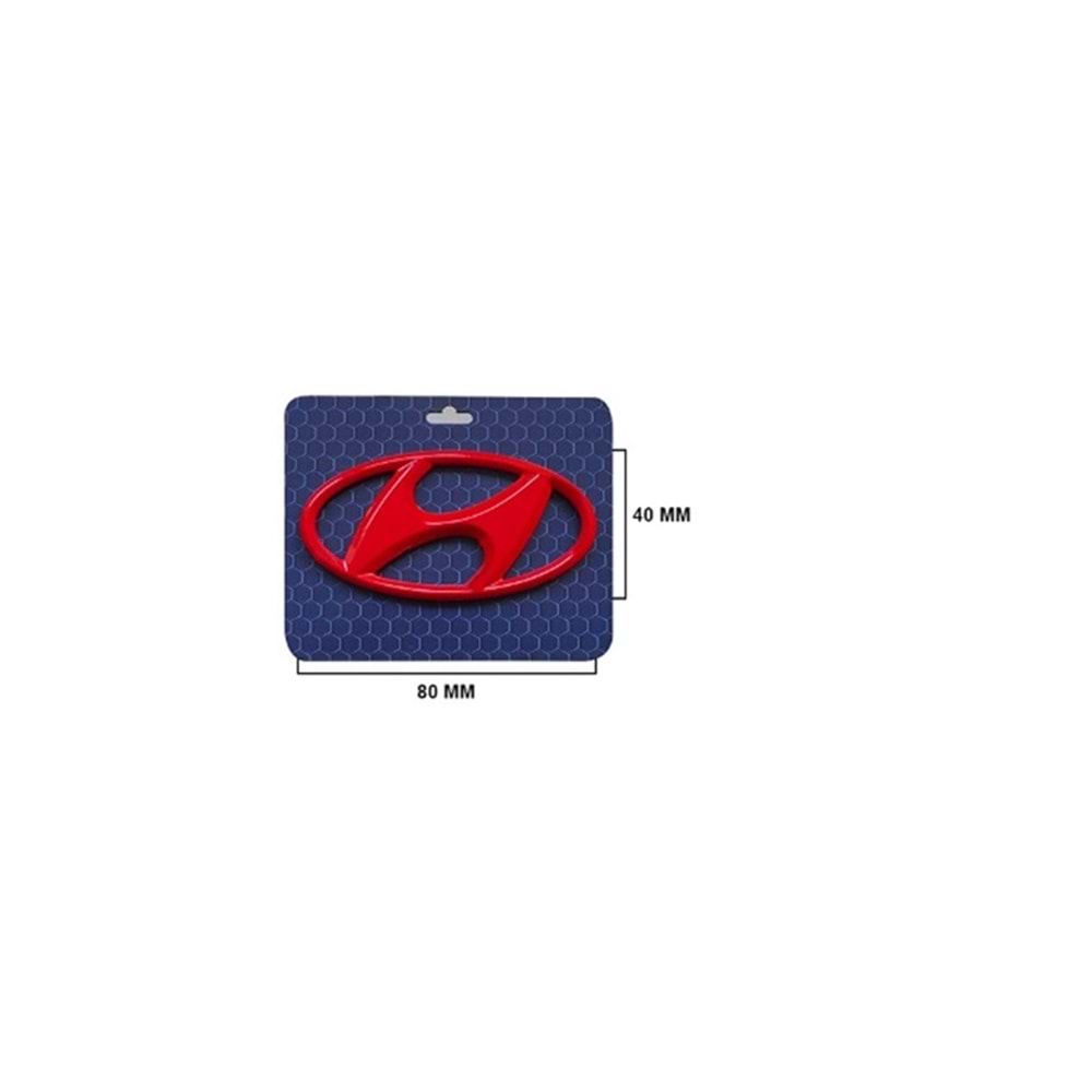 7167A -HYUNDAI PANJUR ARMA KIRMIZI 80 MM ADMIRA