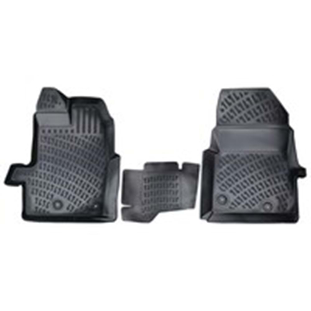 FORD CUSTOM 2012-2021 3D PASPAS SİYAH (KAPALI KASA )