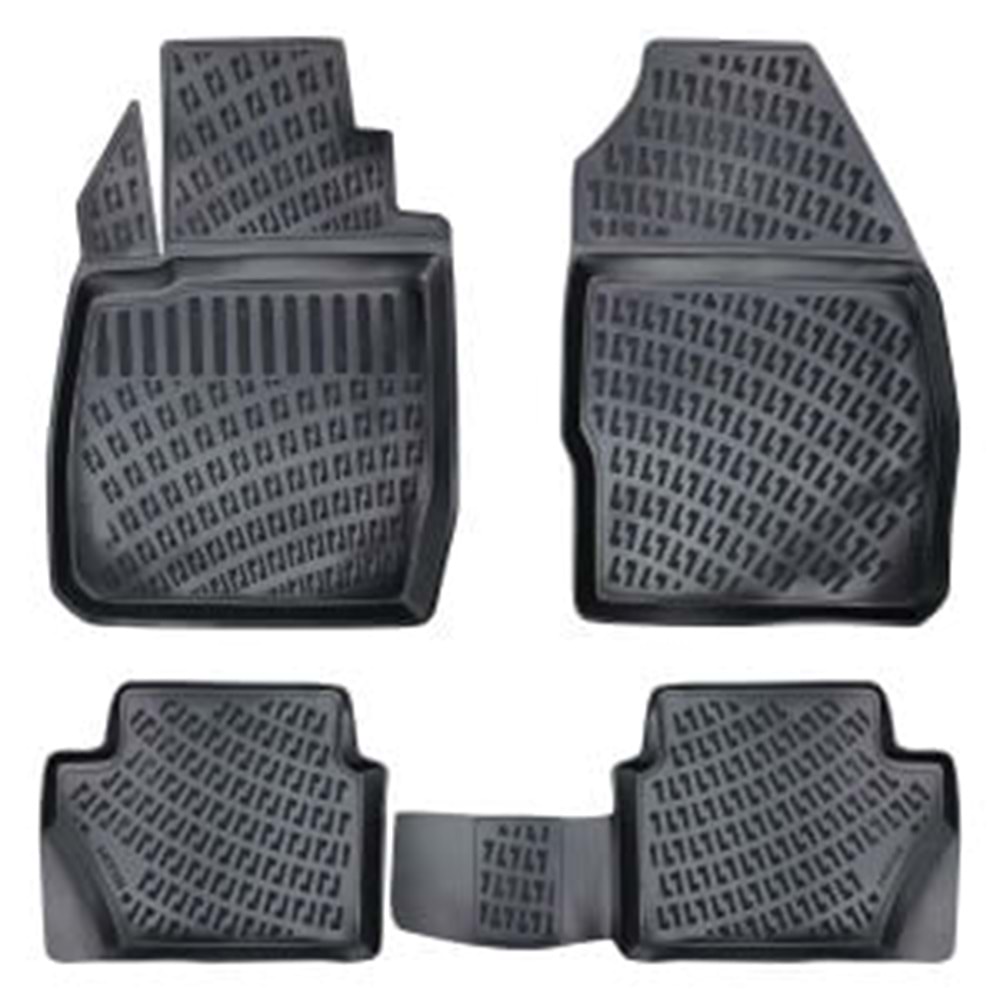 FORD FIESTA 3D PASPAS 2002-2009 SİYAH