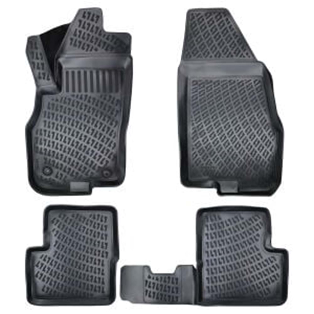 FIAT GRANDE PUNTO-EVO 3D PASPAS SİYAH