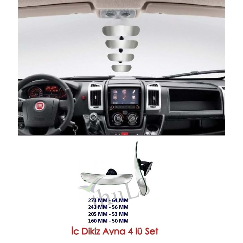İÇ DİKİZ AYNA 4 LÜ SET 273/64 241/56 205/53 160/50
