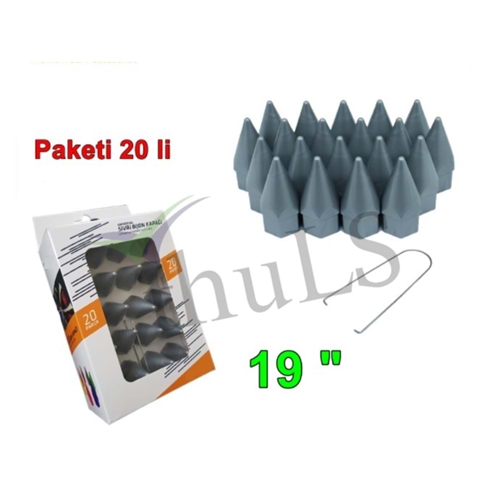 BİJON KAPAĞI 20Lİ SİVRİ 19