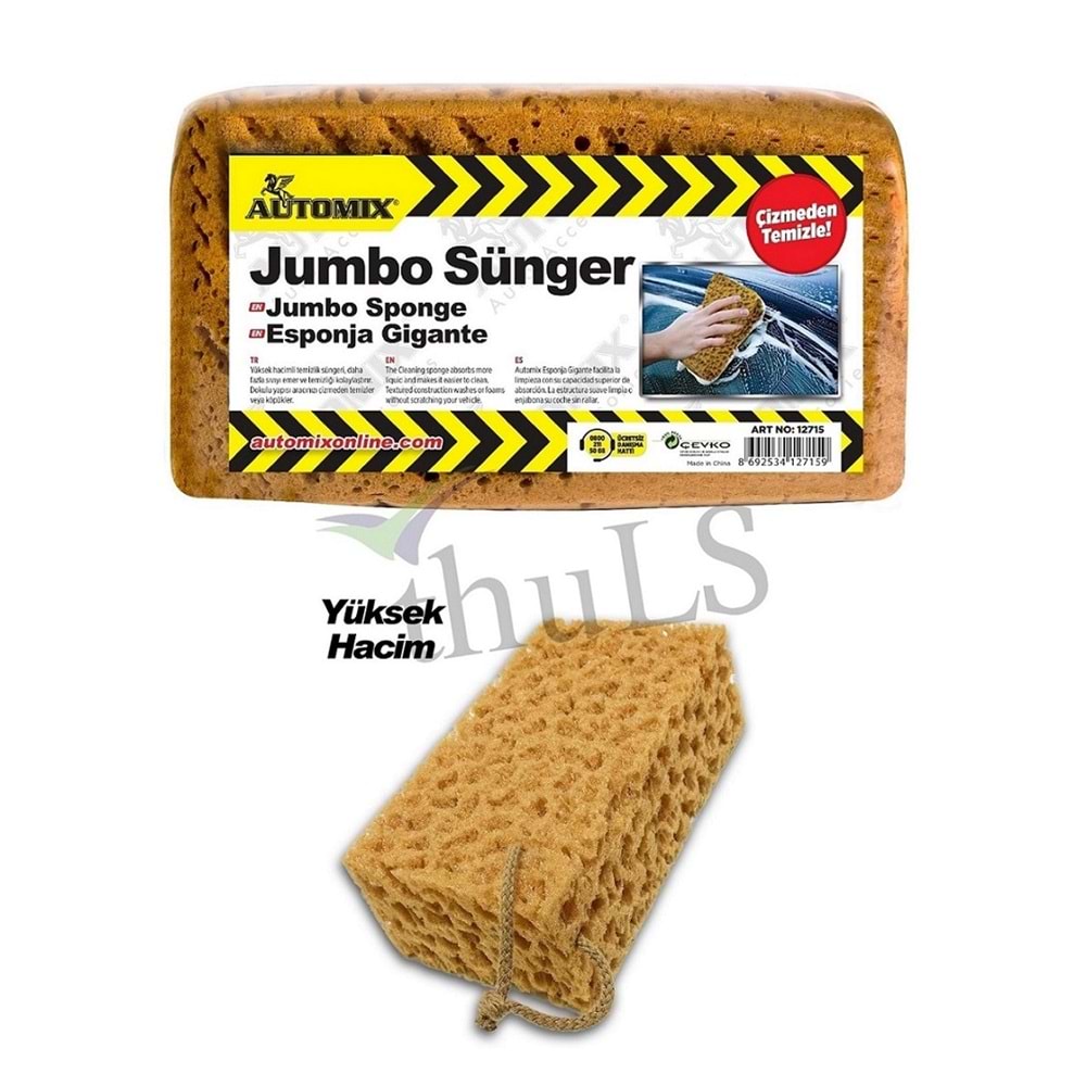 AUTOMIX JUMBO BOY DOĞAL SÜNGER