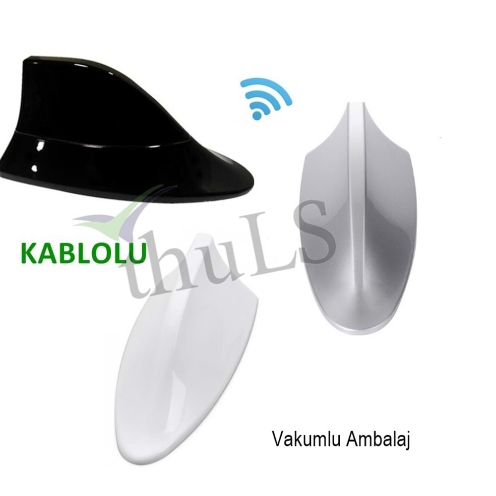 BALİNA ANTEN EKO KABLOLU BEYAZ