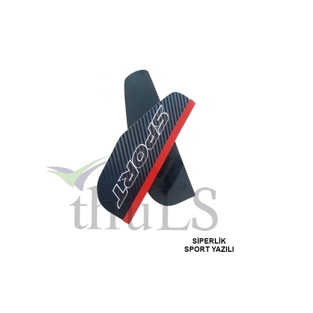 AYNA SİPERLİĞİ SİYAH SPORT YAZILI -647