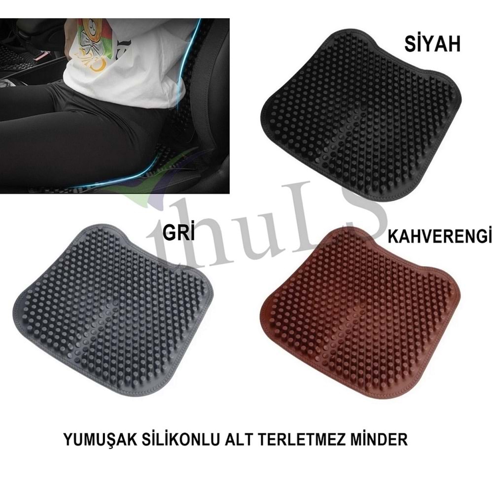 YUMUŞAK SİLİKONLU ALT MİNDER GRİ