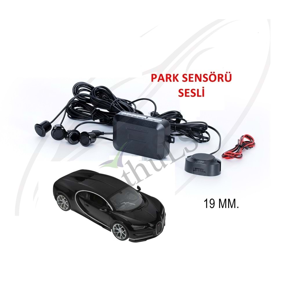 PARK SENSÖRÜ -50 19 MM. SESLİ SİYAH