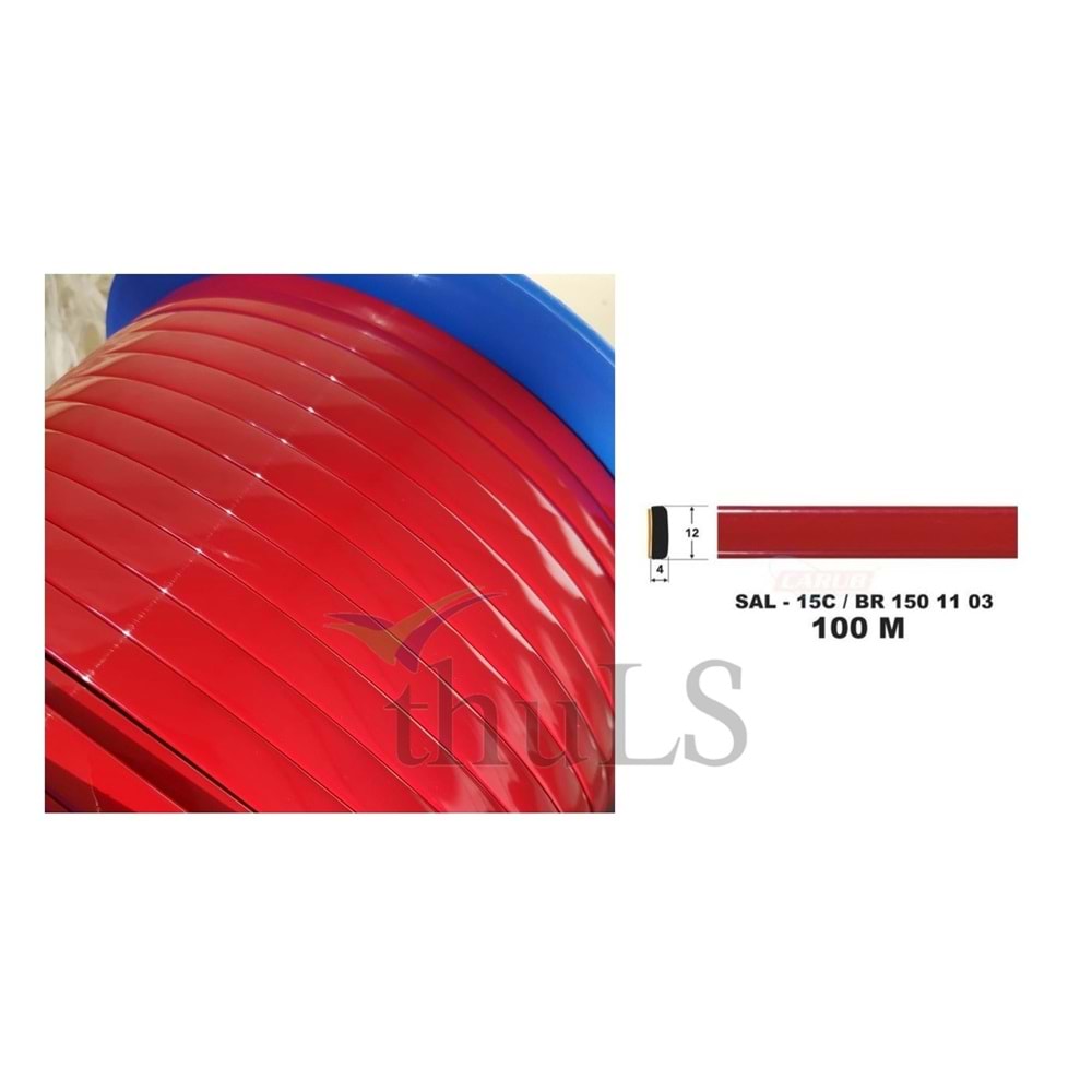 SALMAN ÇITA 15C 12 MM KIRMIZI 100 MT.