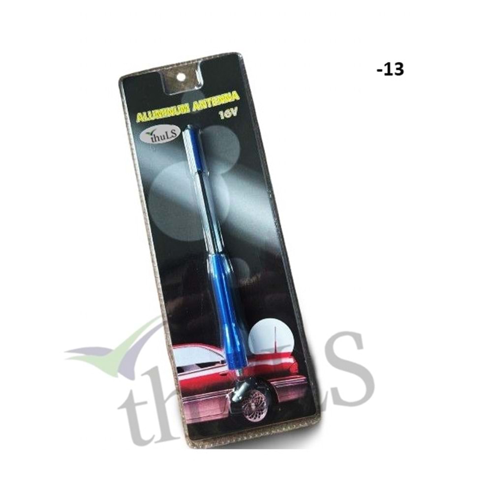 ANTEN UNIVERSAL ÇUBUK MAVİ -13