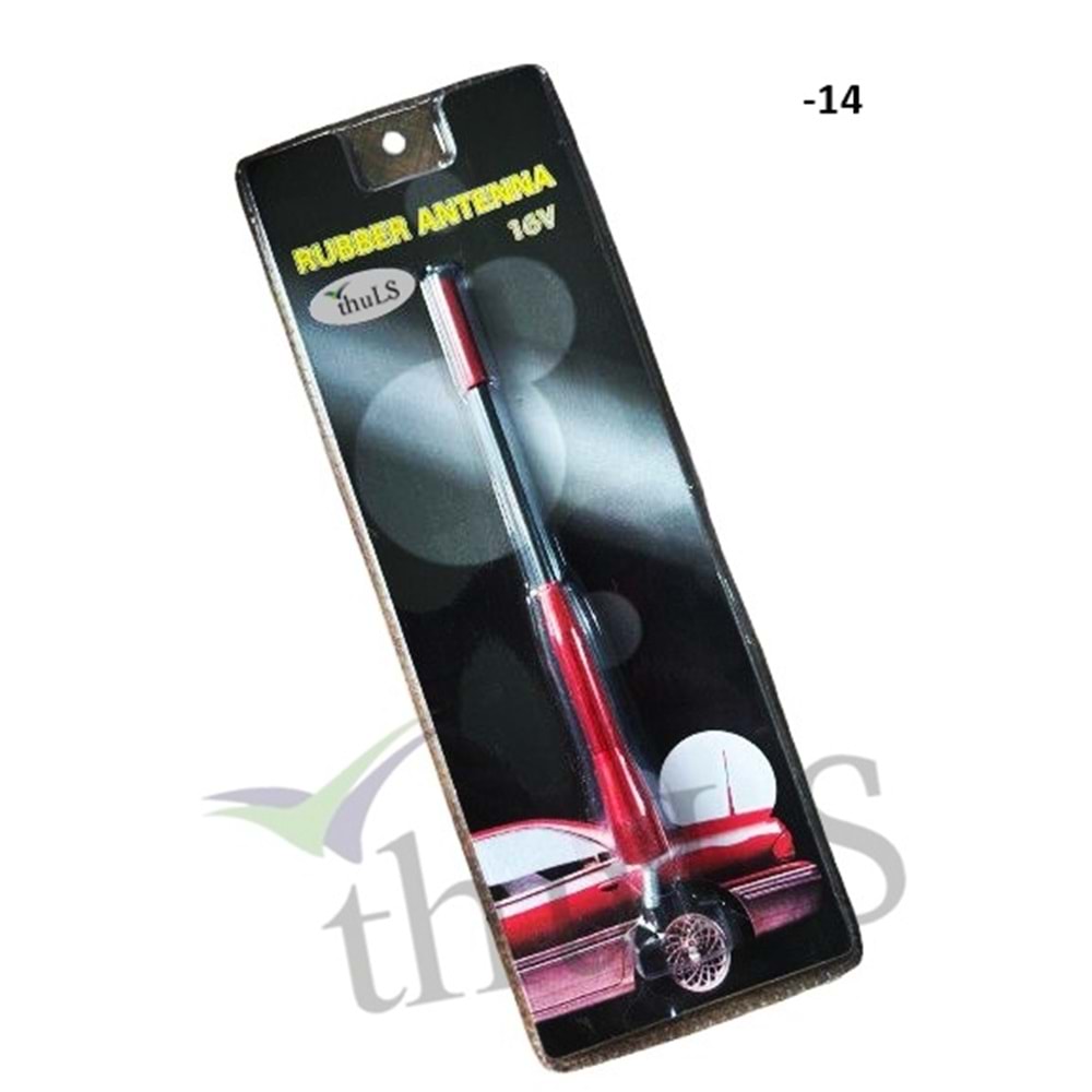 ANTEN UNIVERSAL ÇUBUK KIRMIZI -14