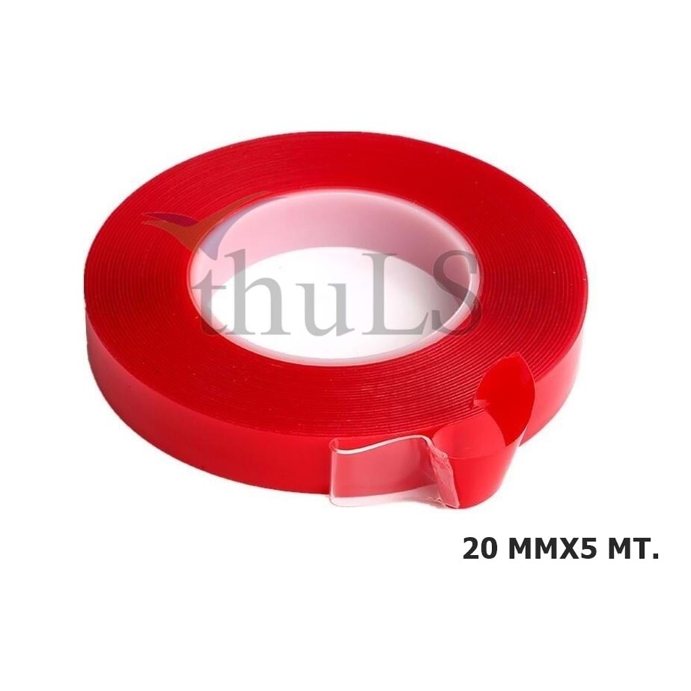 ÇİFT TARAFLI BANT A-20 MM X 5 MT.