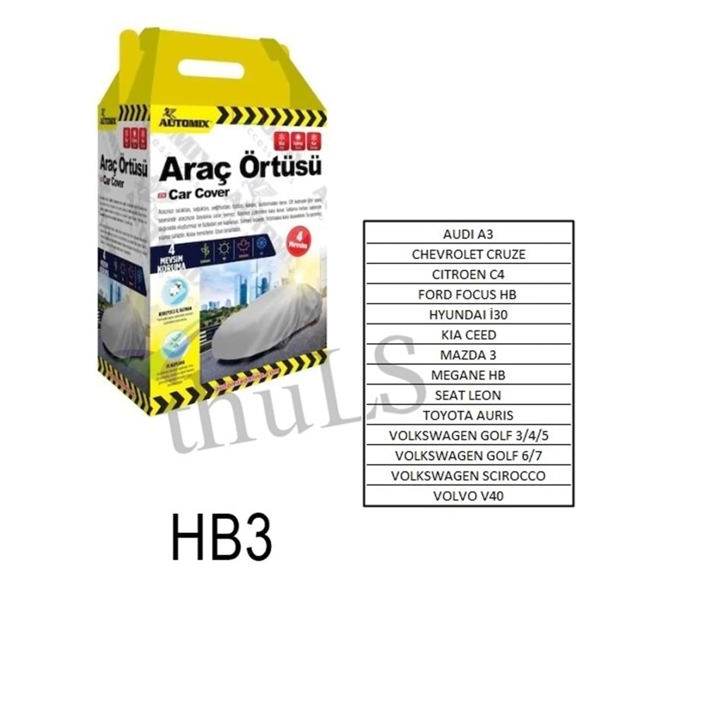AUTOMIX BRANDA NO:HB3 BİNEK