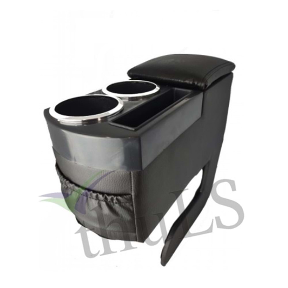 SÜRGÜLÜ KOLÇAK MONTAJSIZ SİYAH BARDAKLIKLI