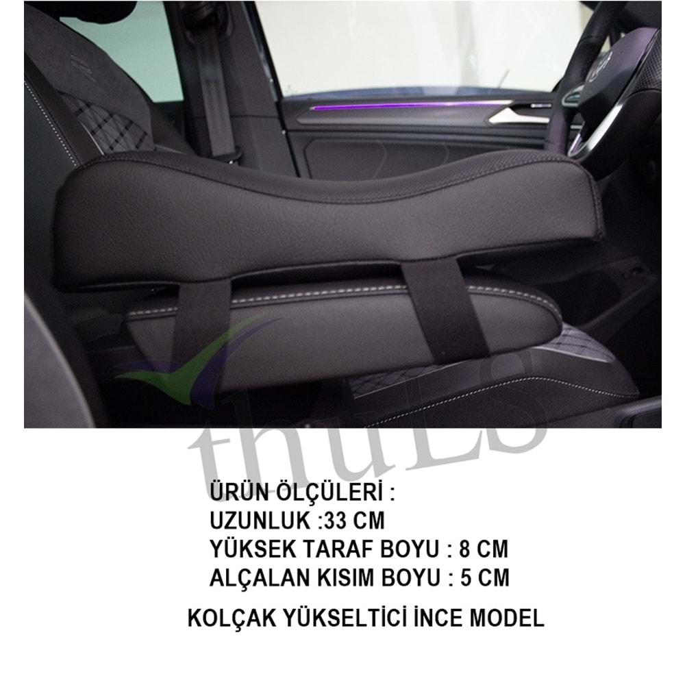 KOLÇAK YÜKSELTİCİ İNCE MODEL SİYAH