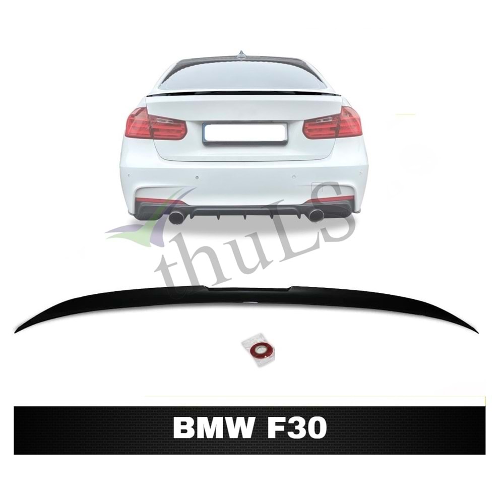 SPOILER SUNPLEKS BMW F30 PIANO PLACK