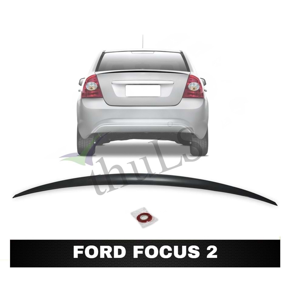 SPOILER SUNPLEKS FORD FOCUS 2 2004-2010 PIANO BLACK