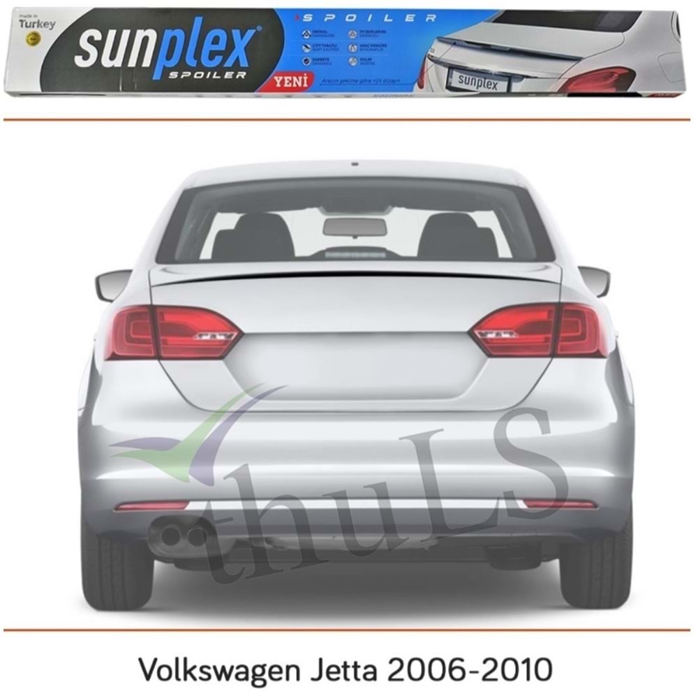 SPOILER SUNPLEKS VW JETTA 2006-2010 PIANO BLACK