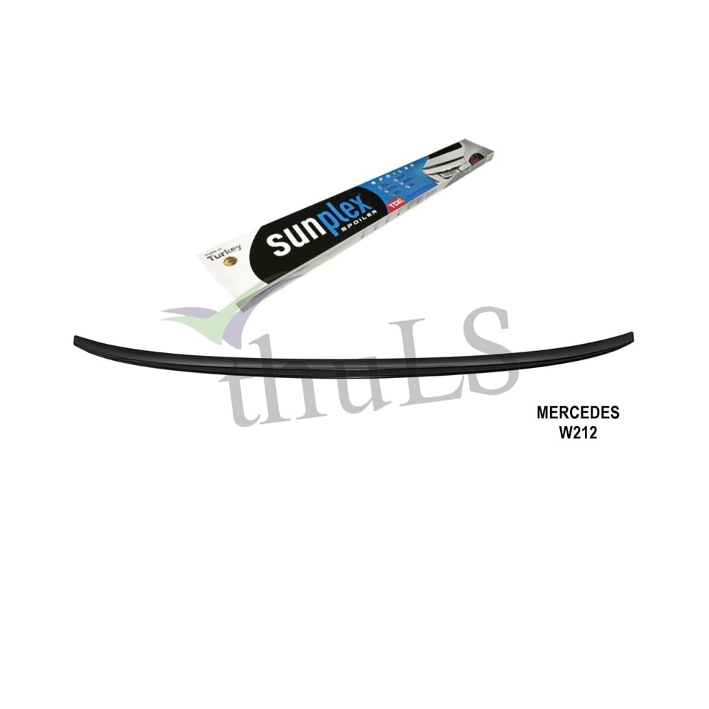 SPOILER SUNPLEKS MERCEDES W212 2012-2019 PIANO BLACK
