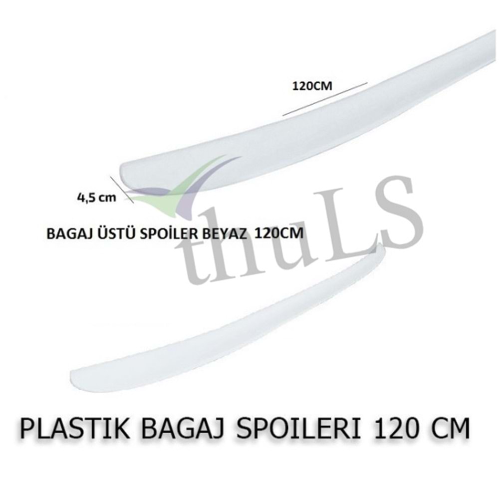 3M PLASTİK SPOILER SAL. BEYAZ 120 CM.