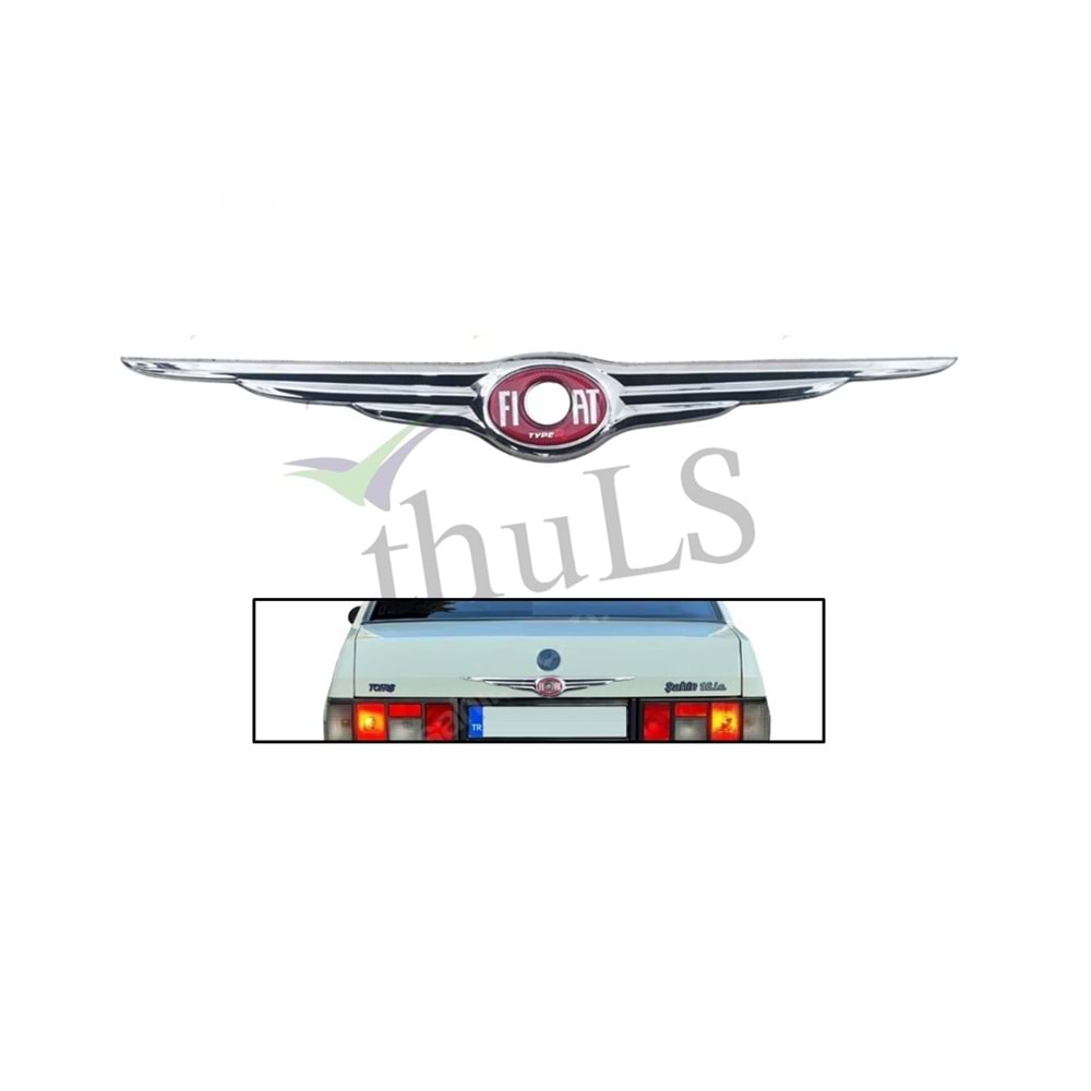 TOFAŞ KROM BAGAJ ARMA KIRMIZI CHRYSLER MOD.