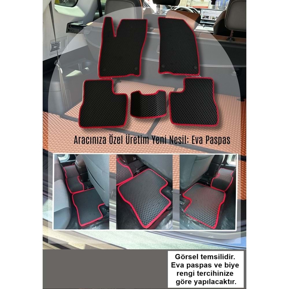 MERCEDES BENZ EQS (2022 2025) EVA İÇ PASPAS TAKIMI (METAL TOPUKLUK DAHİL)