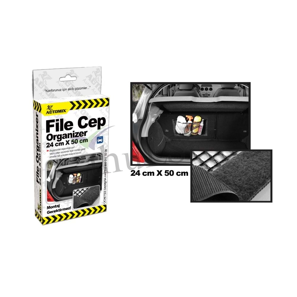 AUTOMIX FİLE CEP ORGANİZER -17 24 CMX50 CM