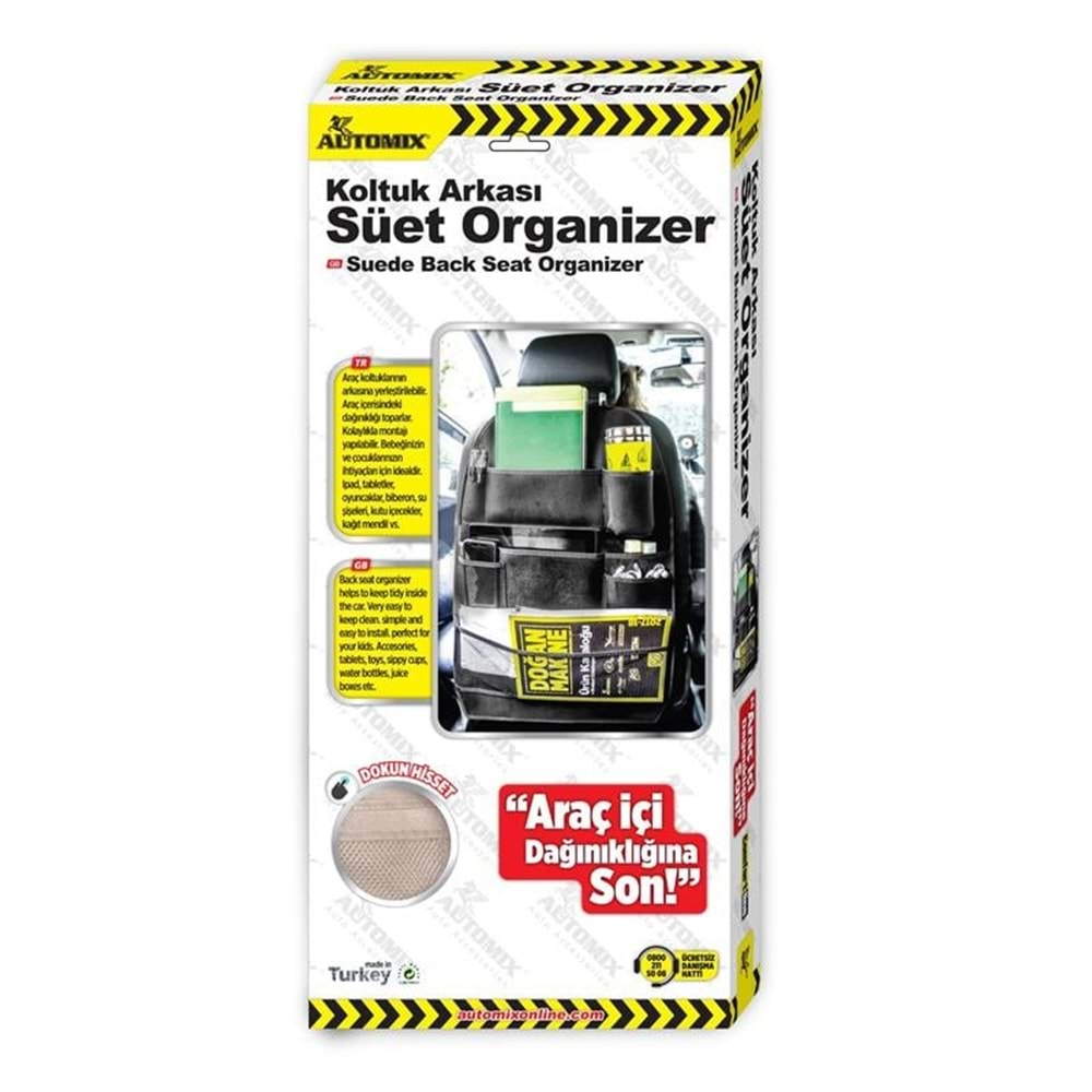 AUTOMIX SÜET ORGANİZER -688 BEJ