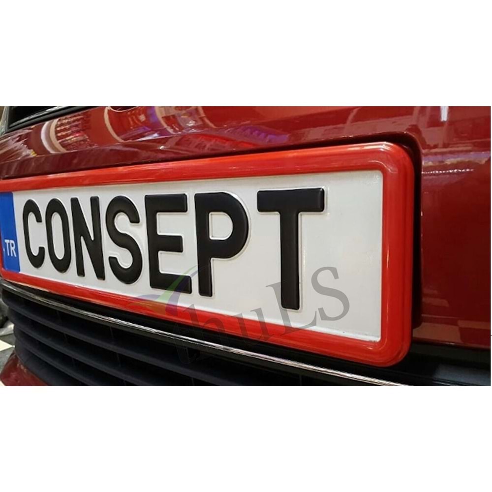 PLAKALIK CONSEPT KIRMIZI