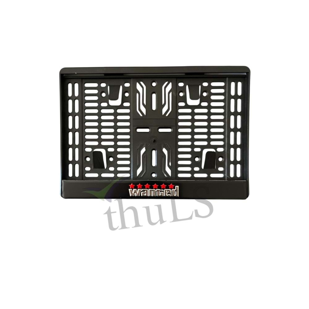 PLAKALIK MOTOR WANTED YAZILI