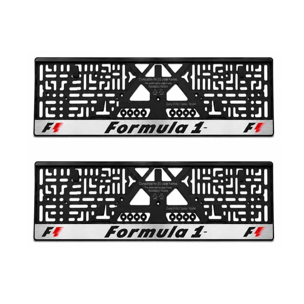 PLAKALIK 2Lİ FORMULA 1 YAZILI