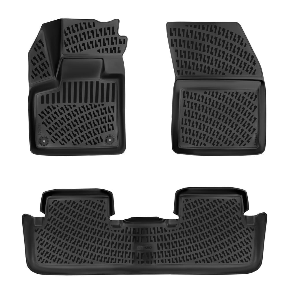 PEUGEOT 5008 2016- 3D PASPAS SİYAH