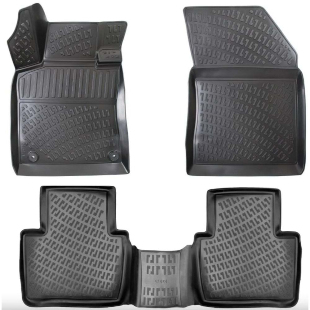 PEUGEOT 508 2019- 3D PASPAS SİYAH